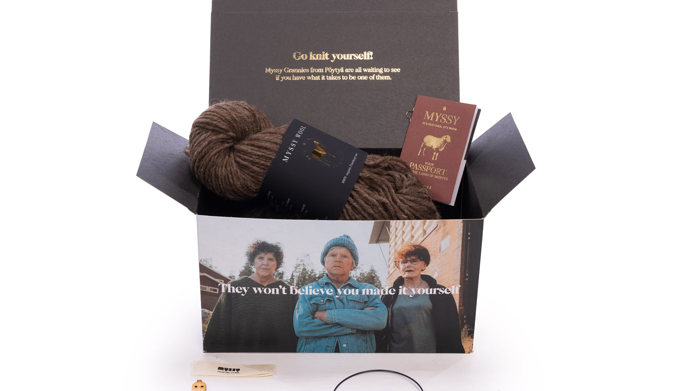 Syksyn kovin uutuus on Myssy KnitKit