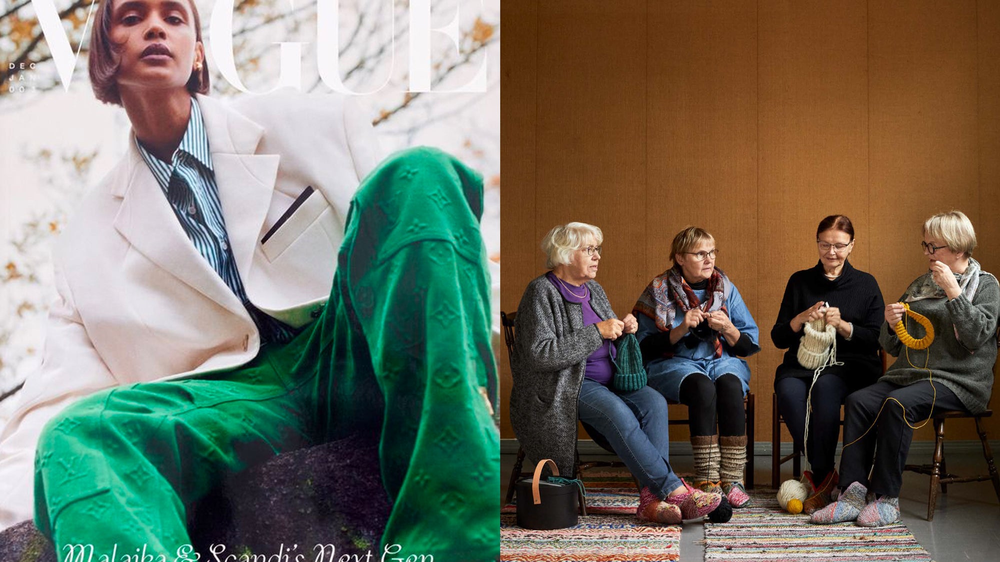 Myssymummot poseeraavat Voguessa