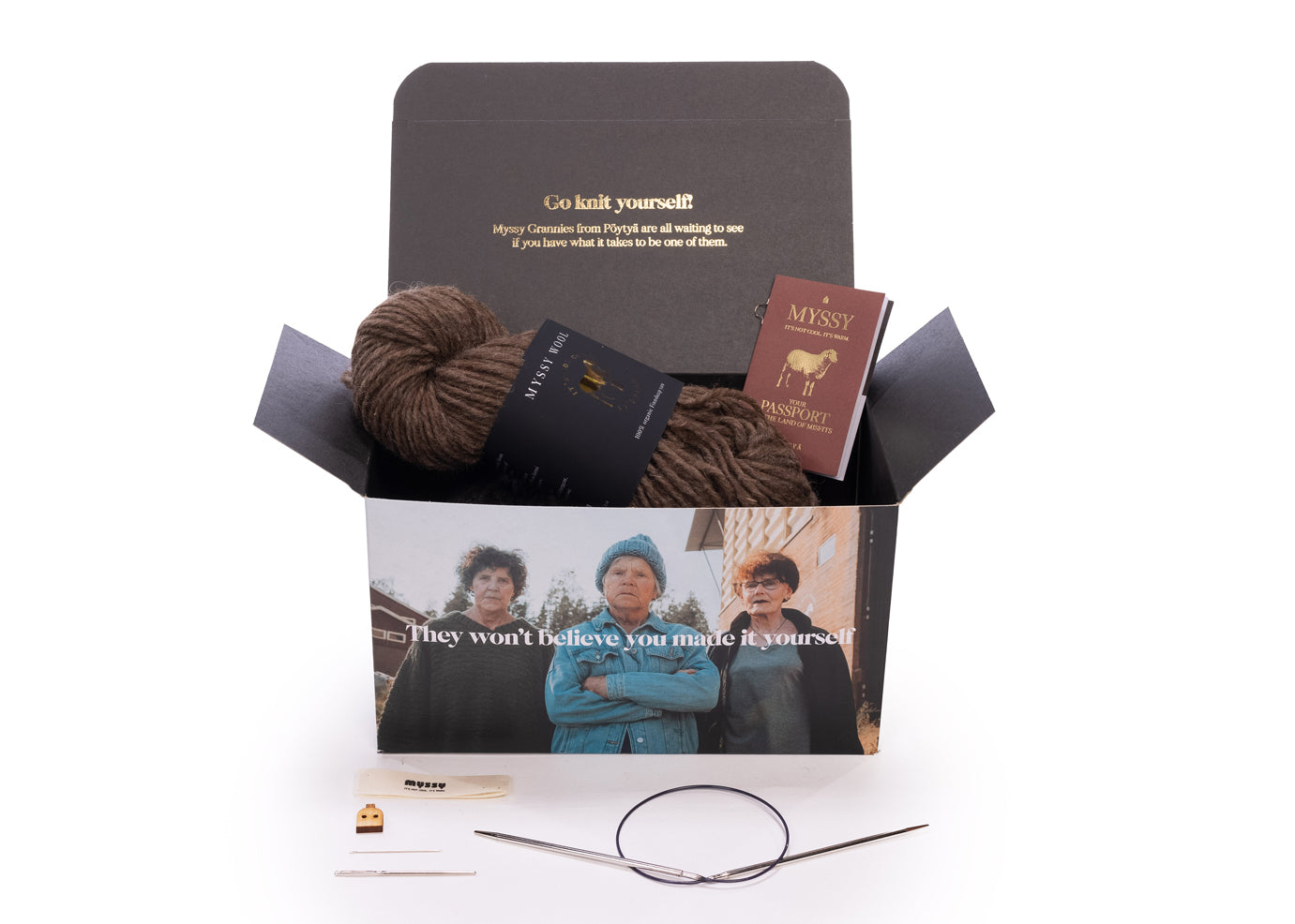 Syksyn kovin uutuus on Myssy KnitKit