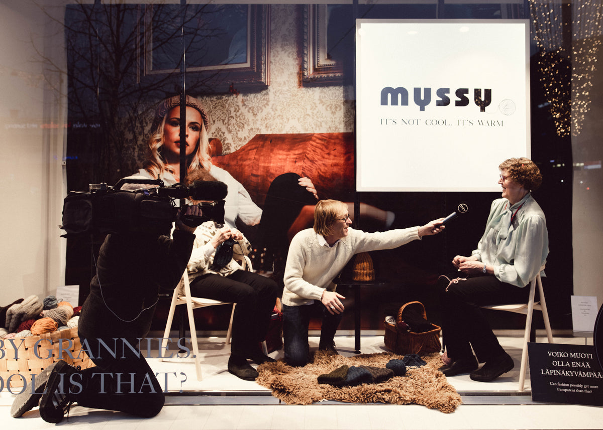 Myssymummot jälleen Sokoksen näyteikkunassa