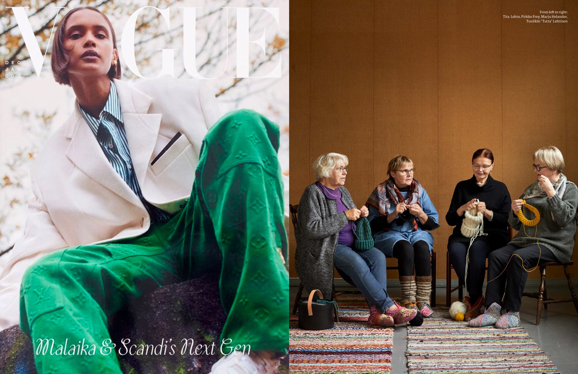 Myssymummot poseeraavat Voguessa