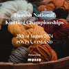 Finnish National Knitting Championships 25th August 2024