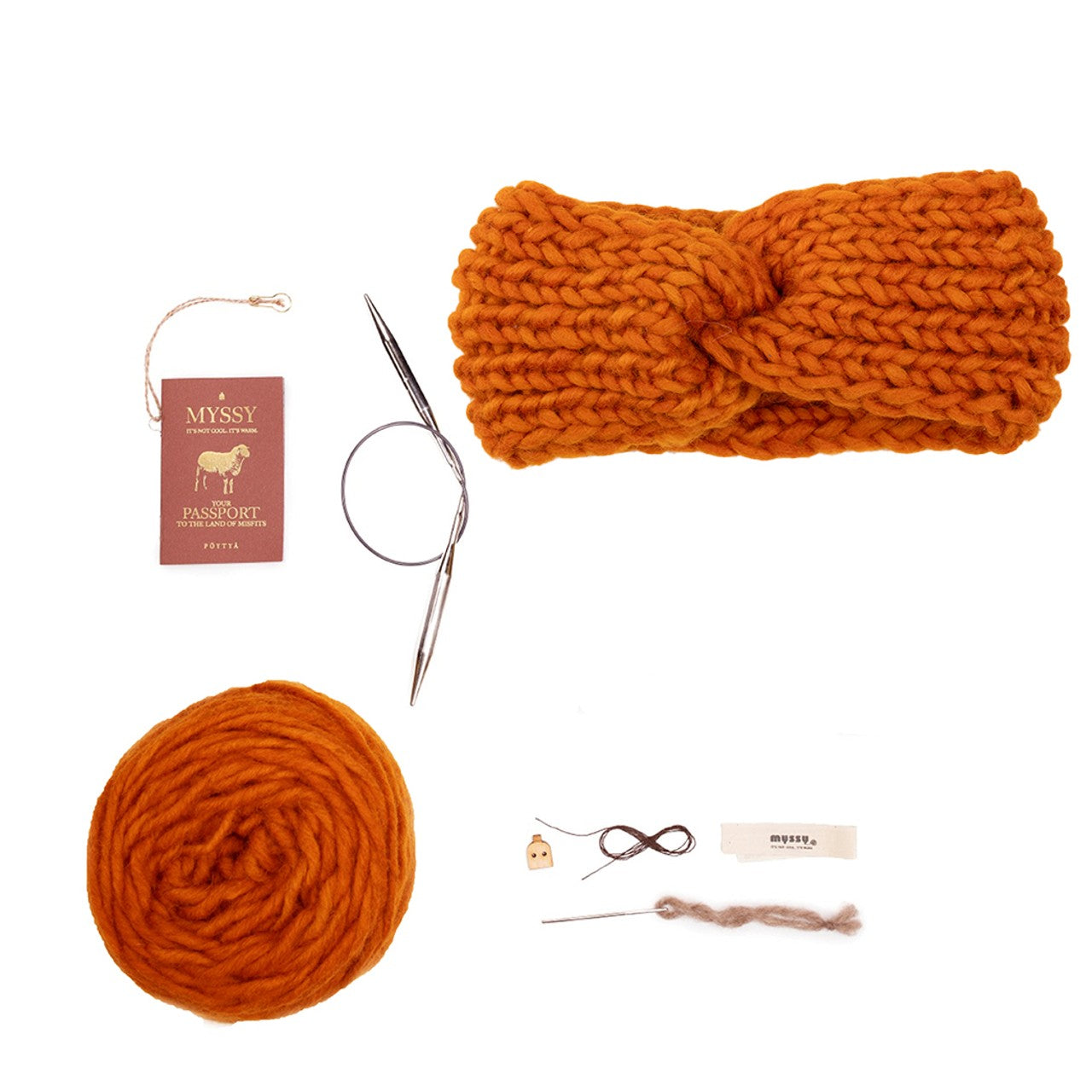 Kehäkukka Kuisti Headband KnitKit